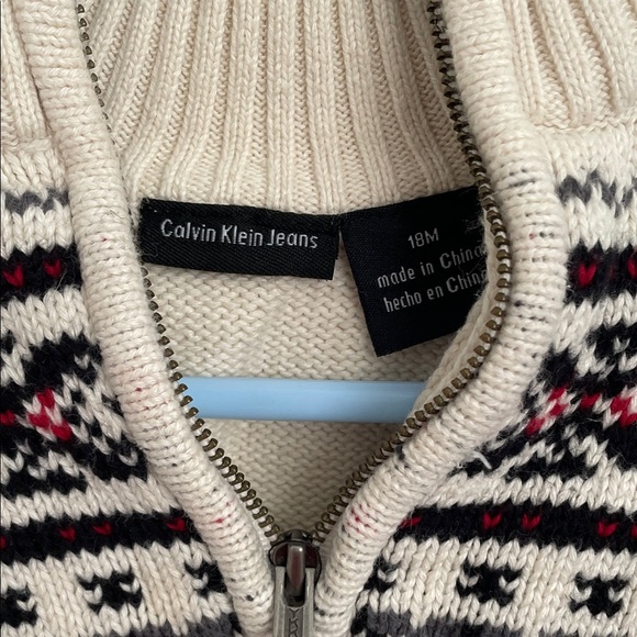 Calvin Klein Jeans Cream and Gray Kids Sweaters bundle - Picture 6 of 6